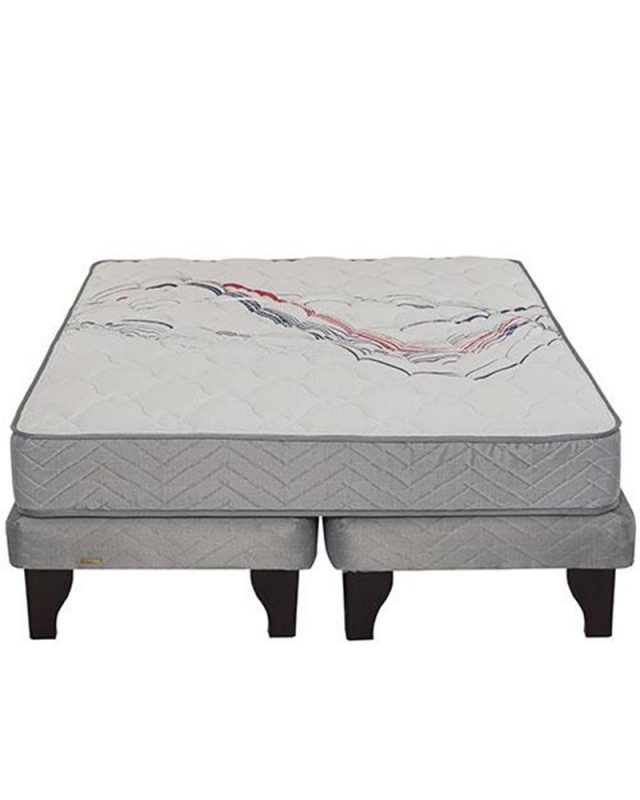 Cama Europea Flex Therapedic Más 2 Plazas Base Dividida 1