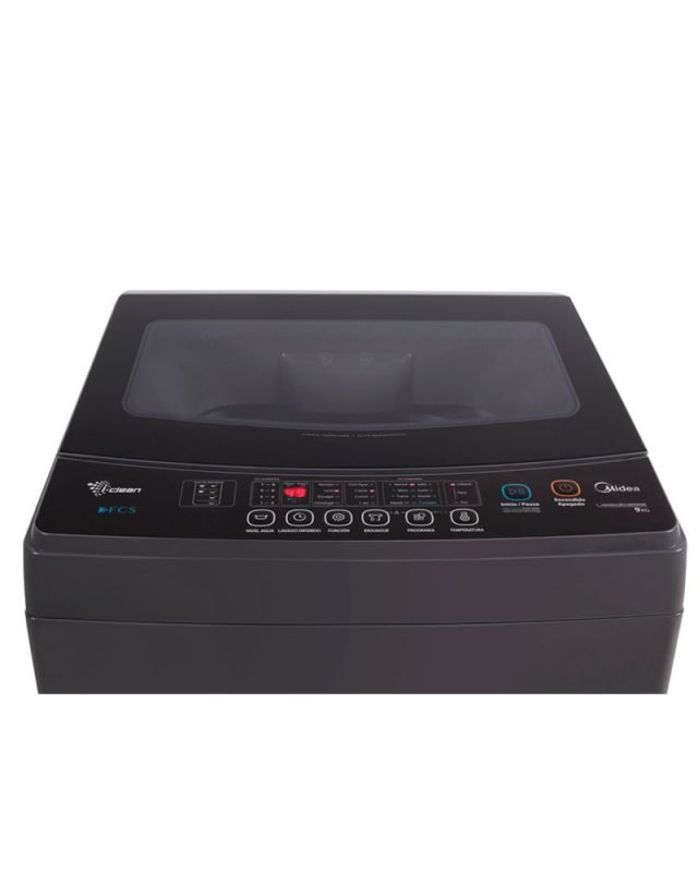 LAVADORA MIDEA CARGA SUPERIOR MLS-090GE04N 9KG GRIS 3
