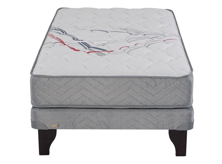 CAMA EUROPEA FLEX THERAPEDIC MAS GRIS 1 PL 1