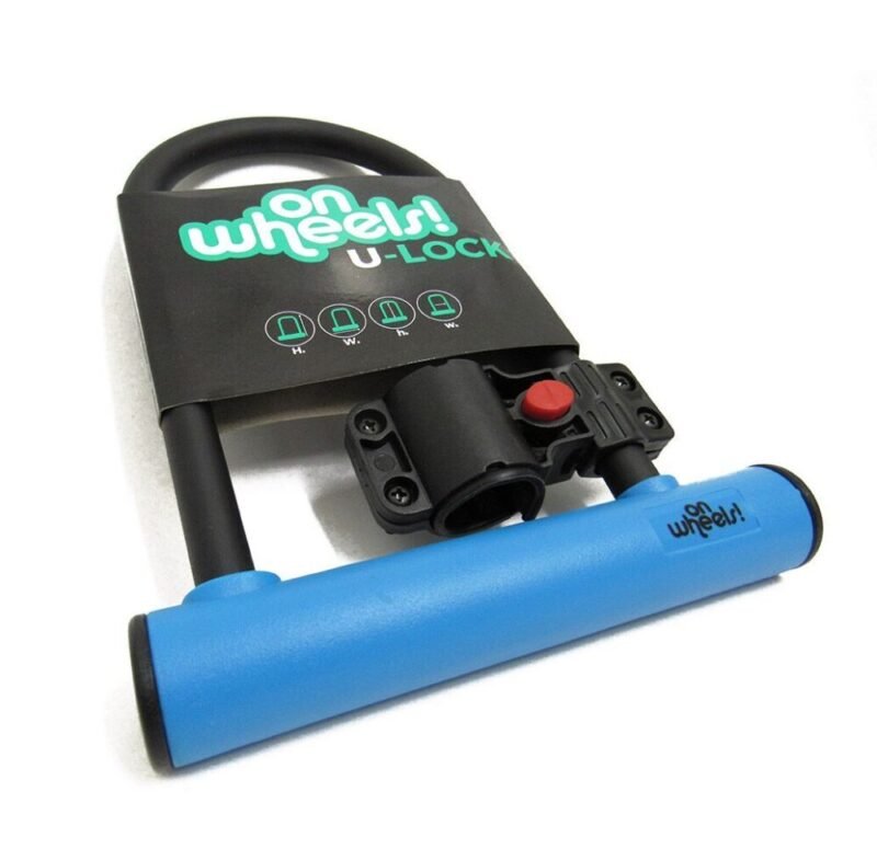Candado U-Lock Onwheels Corto-Azul 2