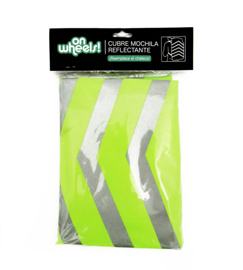 Cubre Mochila Onwheels Reflectante 3