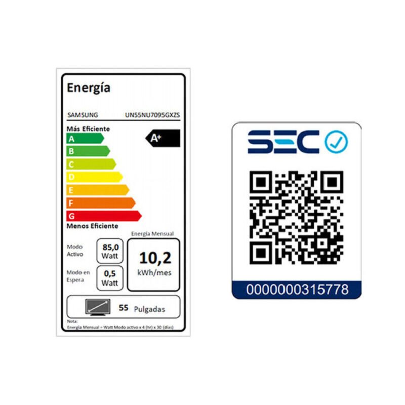 LED Smart TV Samsung 55 UHD 4K 55NU7095 4