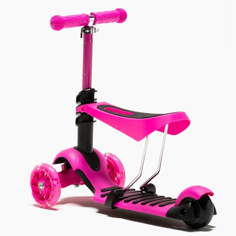Scooter 2 en 1 Fluor Pink 2