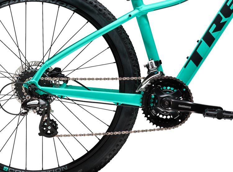 BICICLETA TREK MARLIN 6 MUJER TALLA 15.5 ARO 27.5 VERDE 24V 4