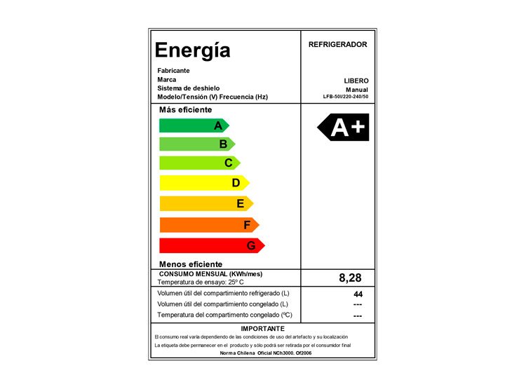 FRIGOBAR LIBERO LFB-50I 4
