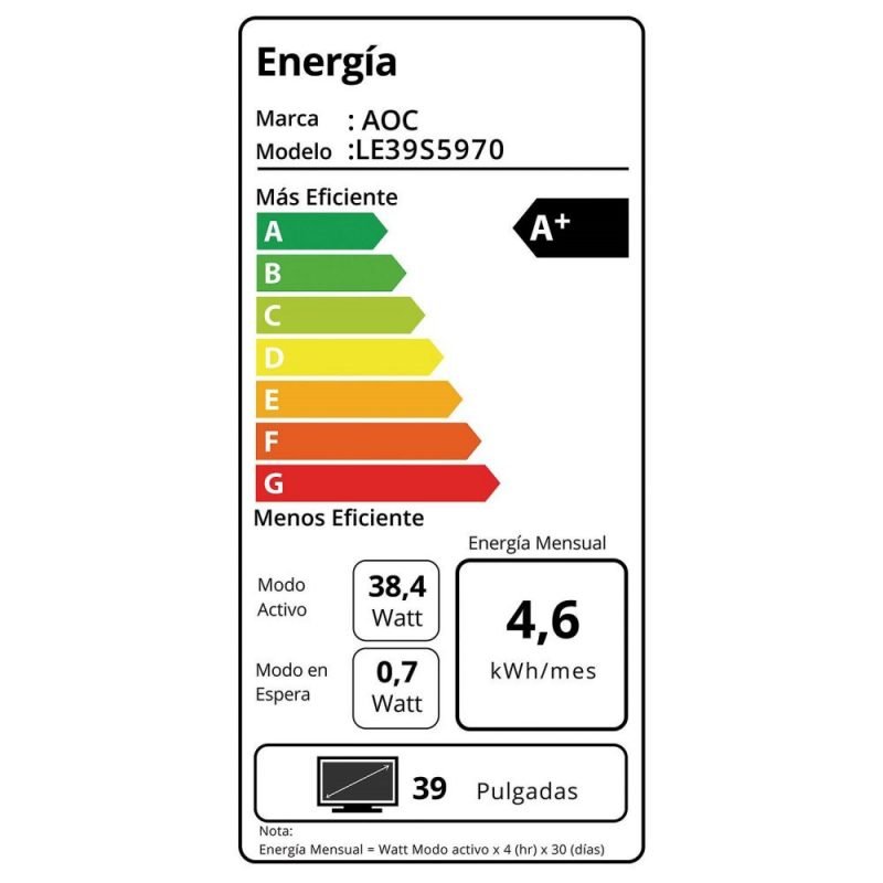 LED 39 LE39S5970 HD Smart TV 4
