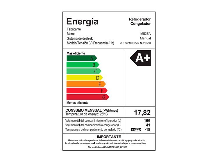 REFRIGERADOR MIDEA MRFS-2100S73FN 4