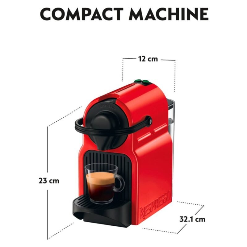 Cafetera Inissia C40 Roja (2)