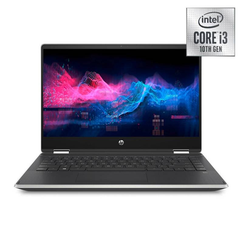 Notebook Pavilion x360 Convertible 14-DH1032LA Intel Core i3-10110U 4GB RAM 256GB SSD 14