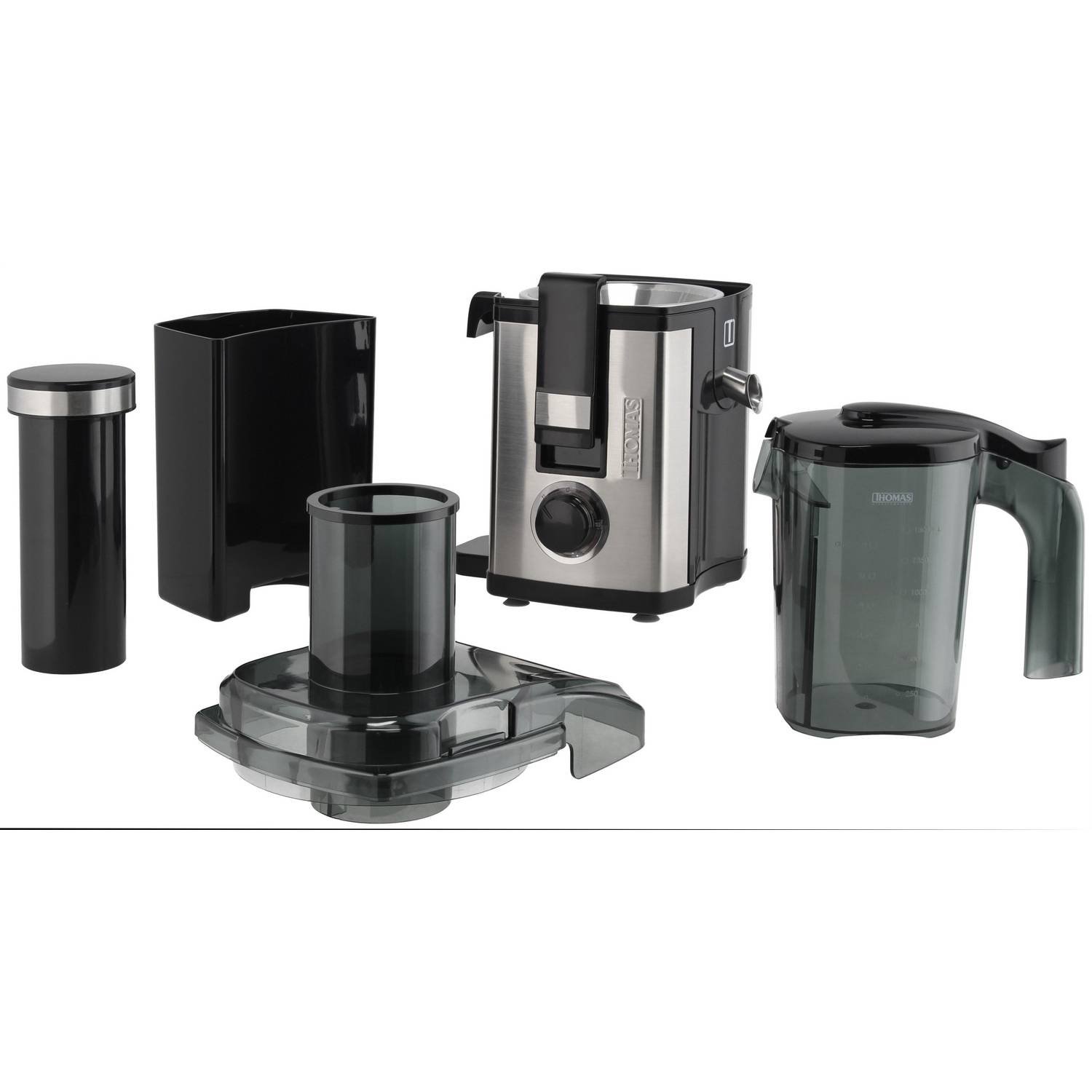 EXTRACTOR DE JUGO 800 W NEGRO 2