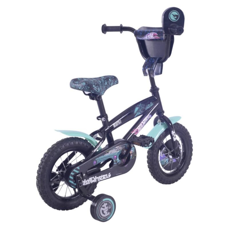 Bicicleta Infantil Hotwheels 12 Negro 2