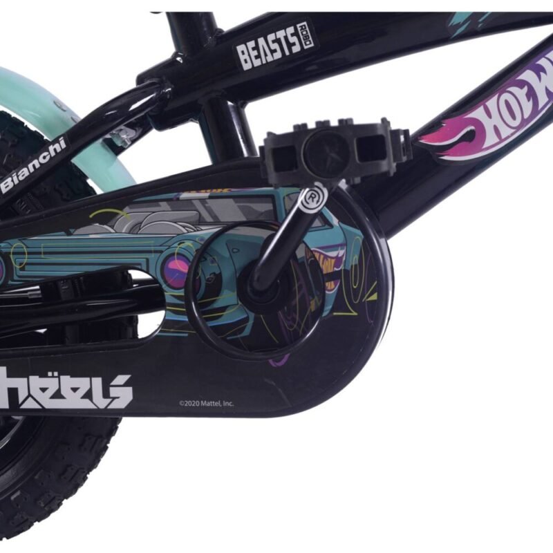 Bicicleta Infantil Hotwheels 12 Negro 3