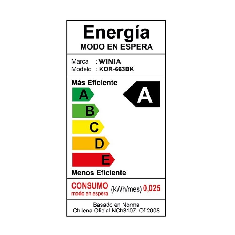 Microondas negro 20 litros KOR-663BK - Microondas 4