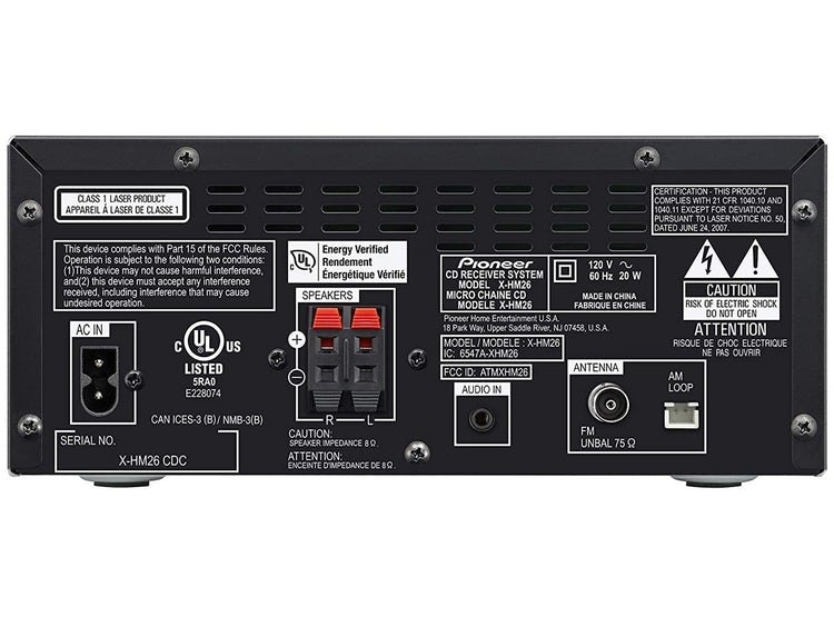 PIONEER XHM26 NEGRO 2