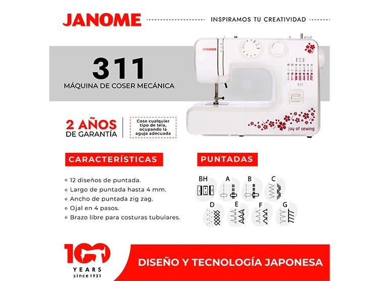 Máquina de coser 311 6