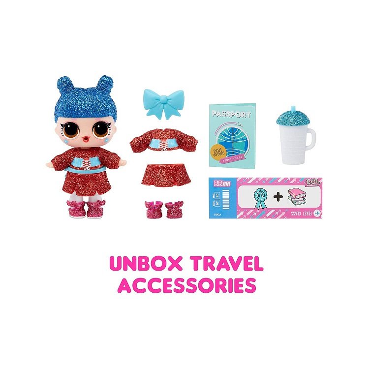 LOL SURPRISE - WORLD TRAVEL - 8 SORPRESAS - MUÑECA - IMEXPORTA 2