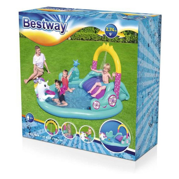 Centro Juegos Acuáticos Bestway 274X198X137 cm 3