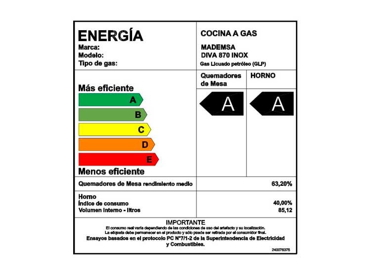 Cocina Mademsa Diva 870 6Q 9