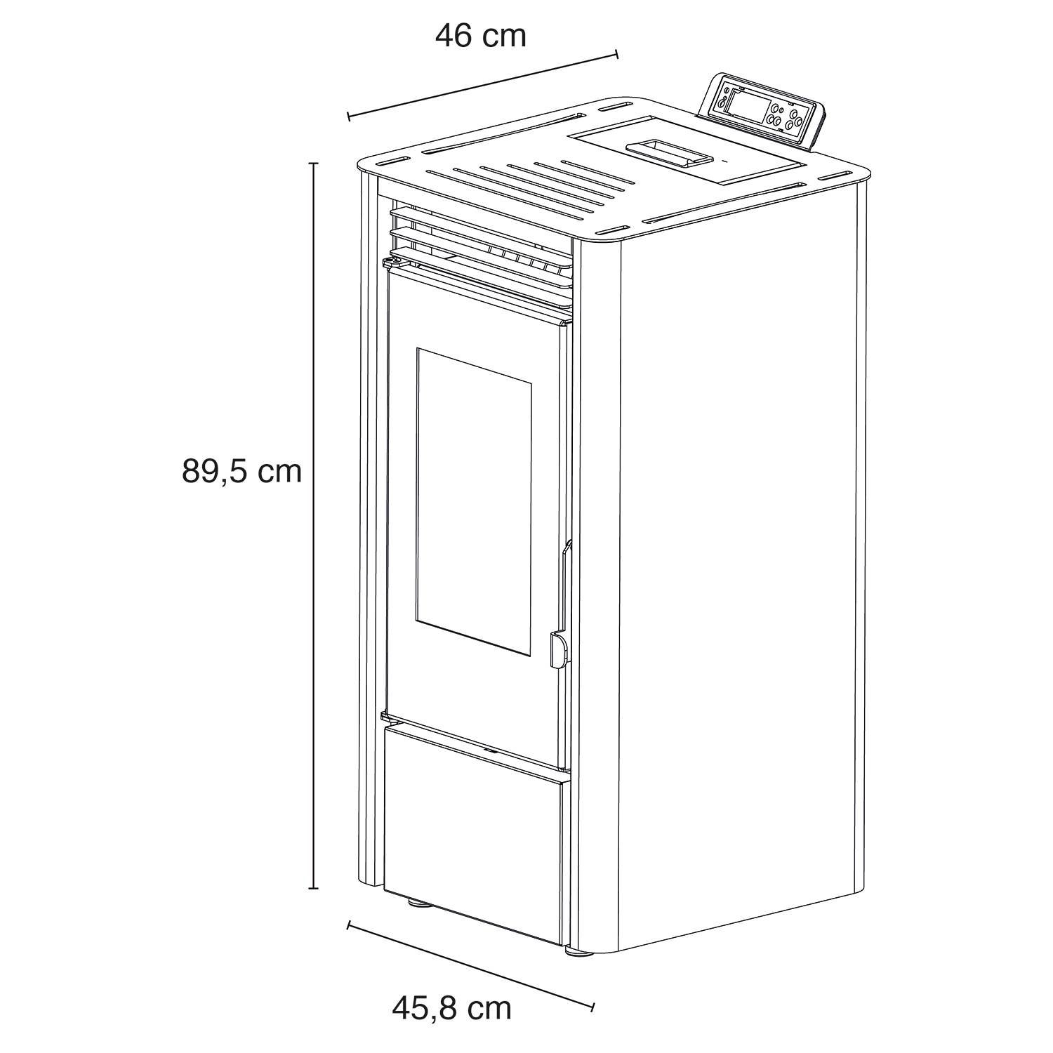 Estufa a Pellet 7,5 kW Recco 7
