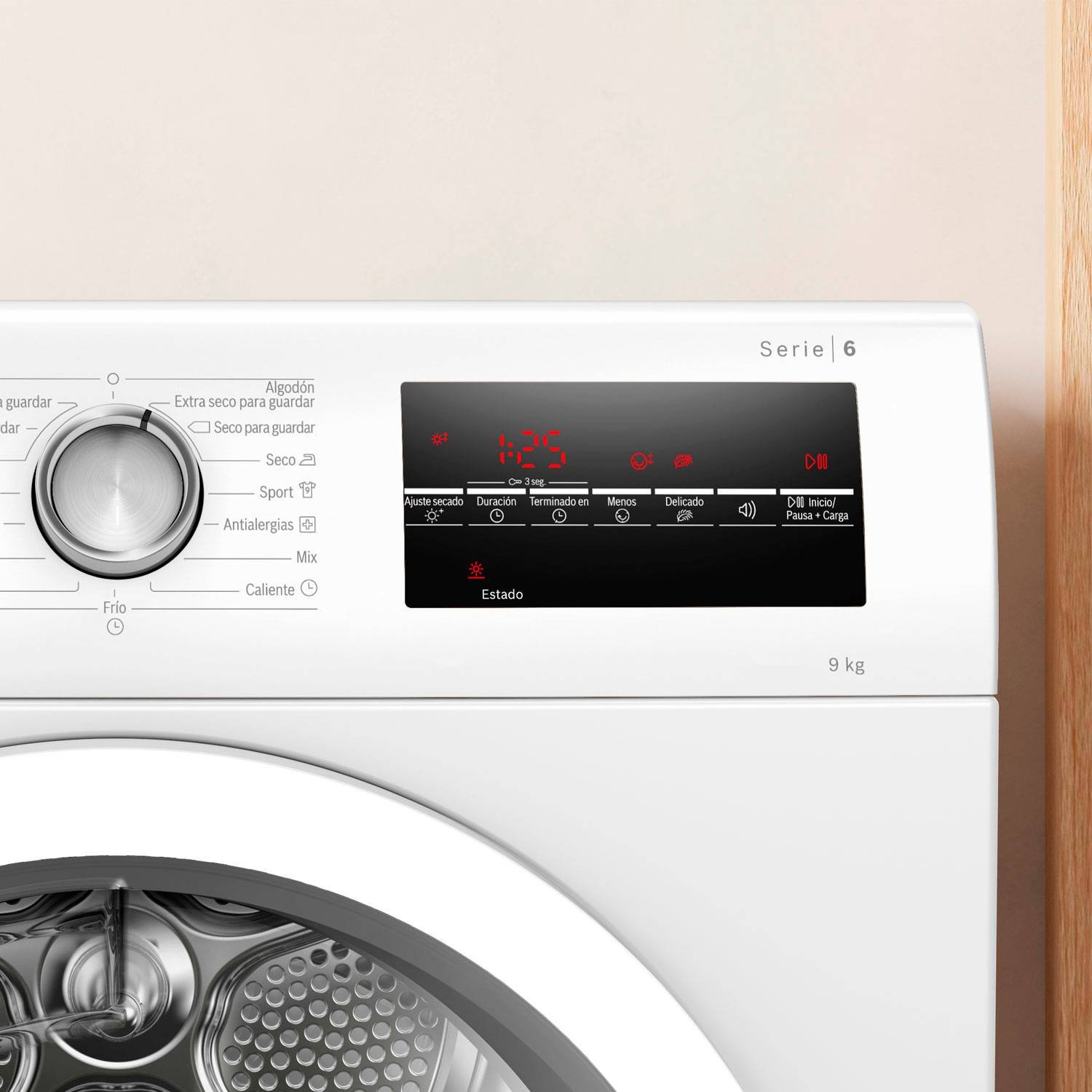 Secadora Condensación 9 Kg Wtg86209Cl Bosch 10