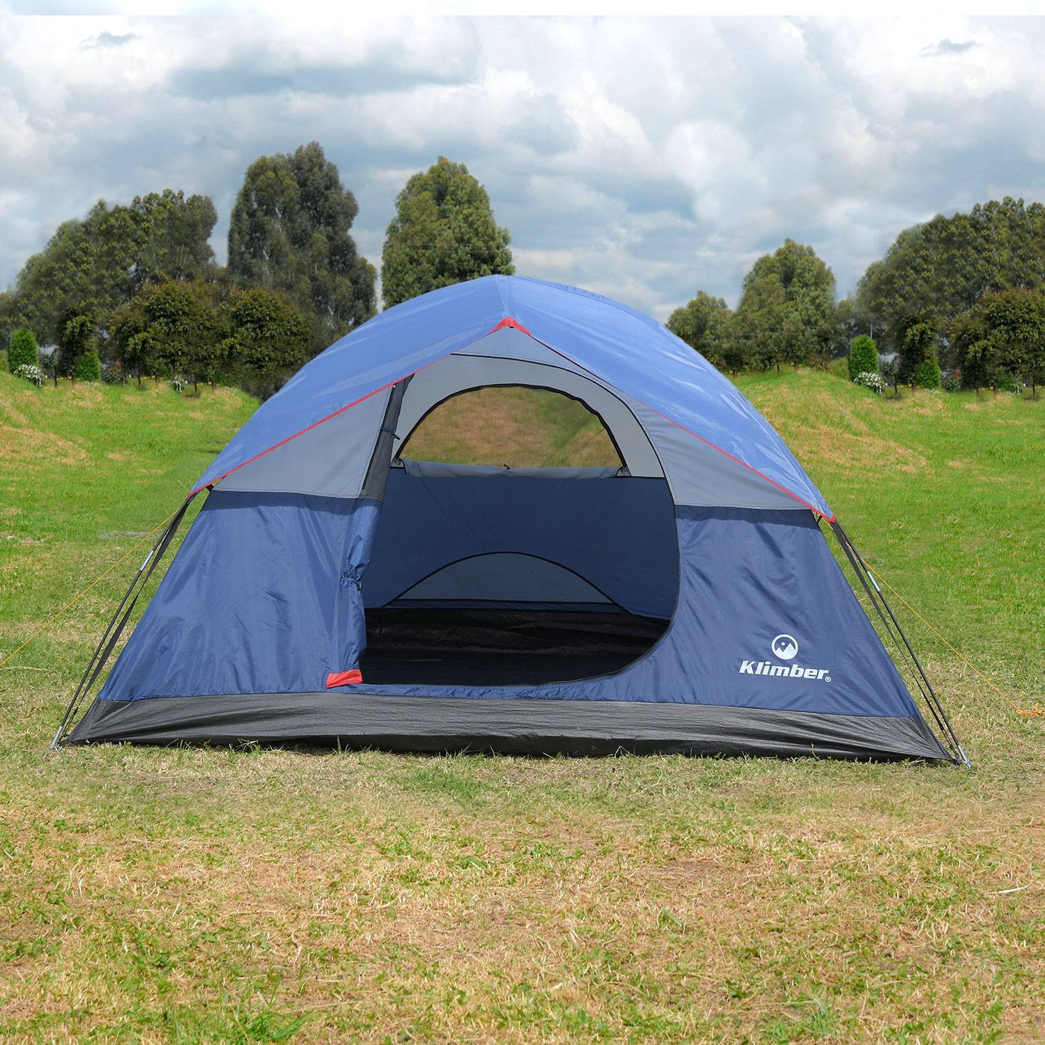 Carpa Camping 4 Personas Rocky 1500mm Impermeable Klimber 4