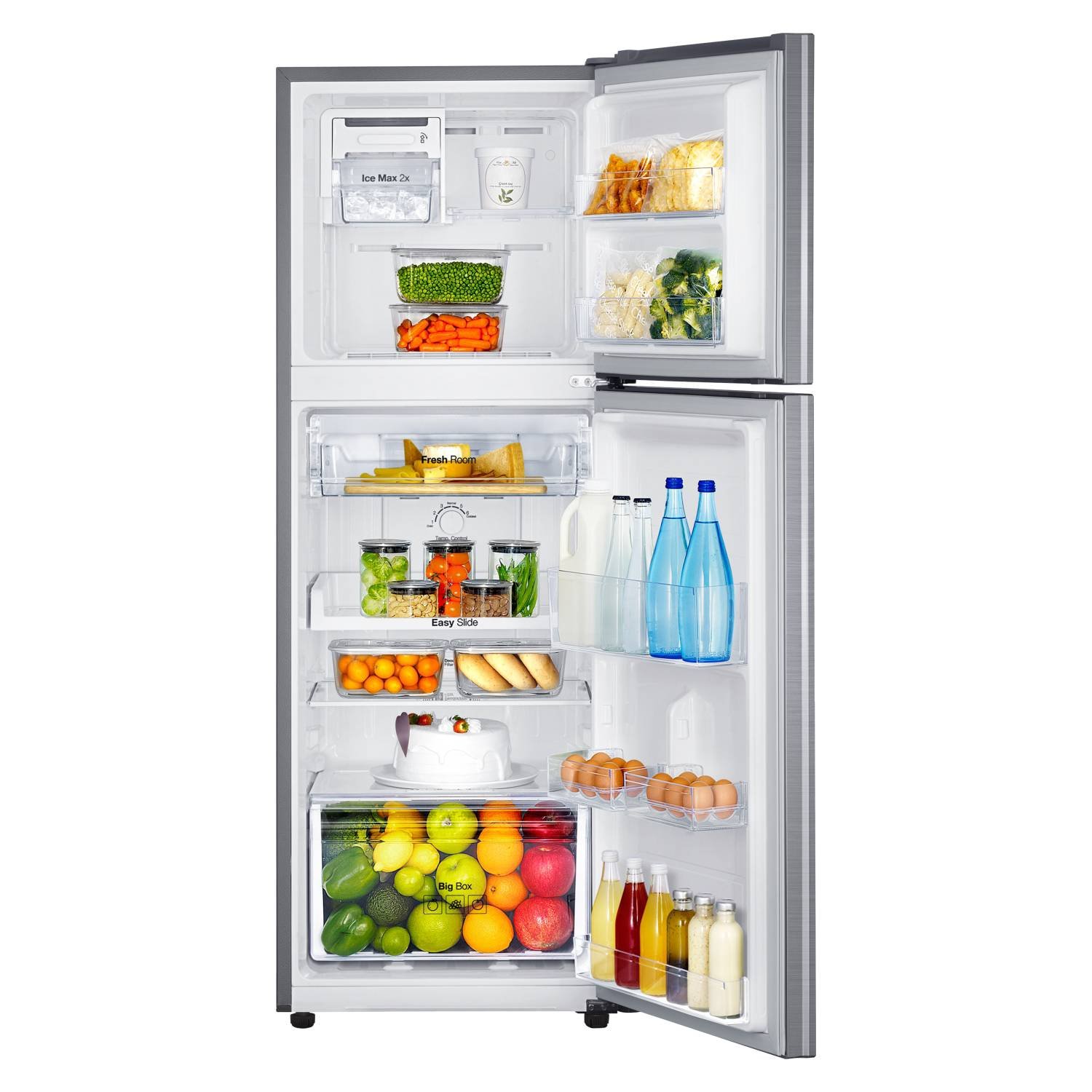 Refrigerador Samsung No Frost 234 lt Top Mount RT22FARADS8ZS 5