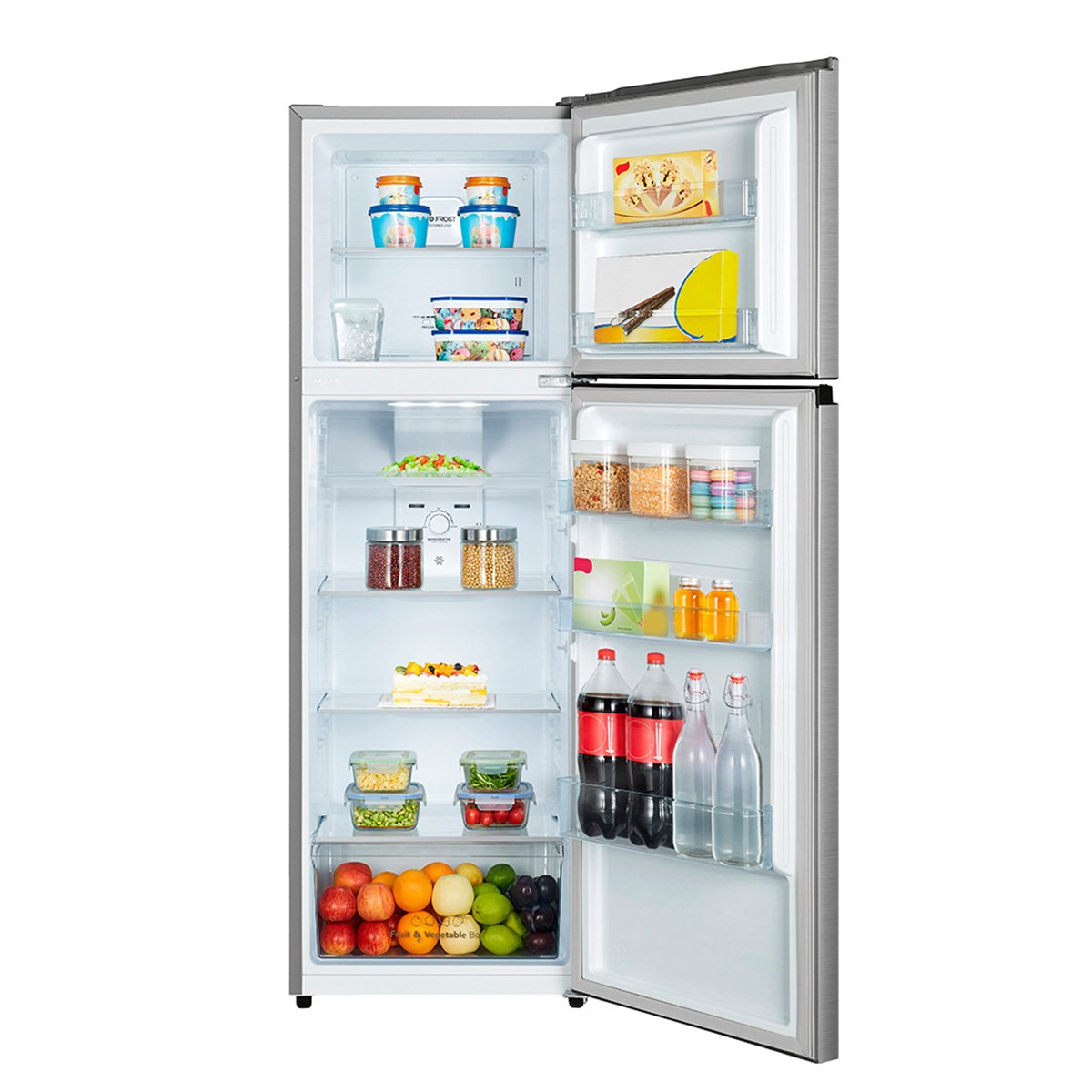Refrigerador Top Mount 246Lts RT320NV Gris Hisense 3