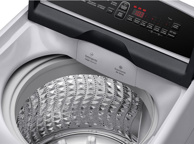 Lavadora Automática 15 Kg Samsung Wa15T5260ByZs Silver 3