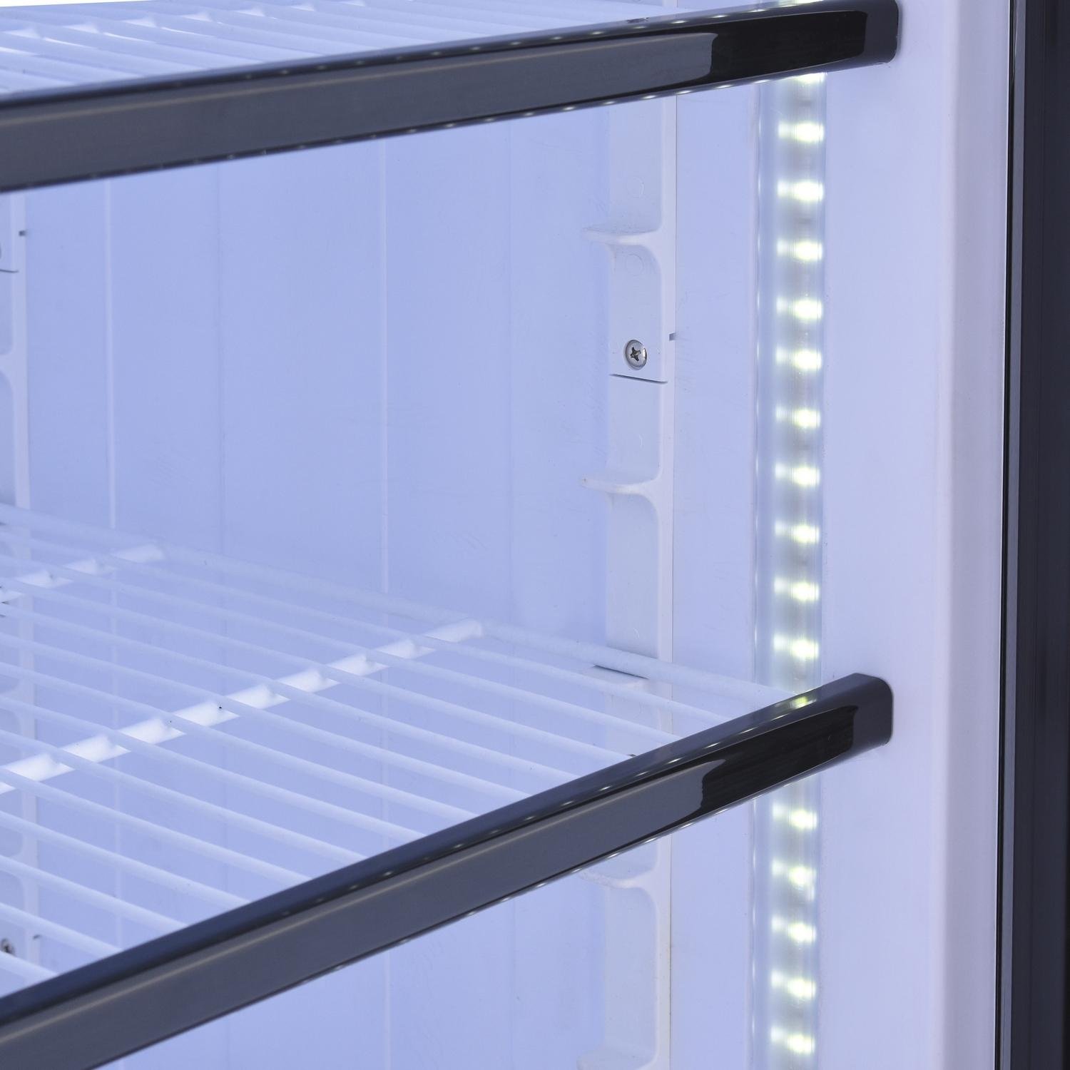 Visi-Cooler 1 puerta 290 litros negro 4