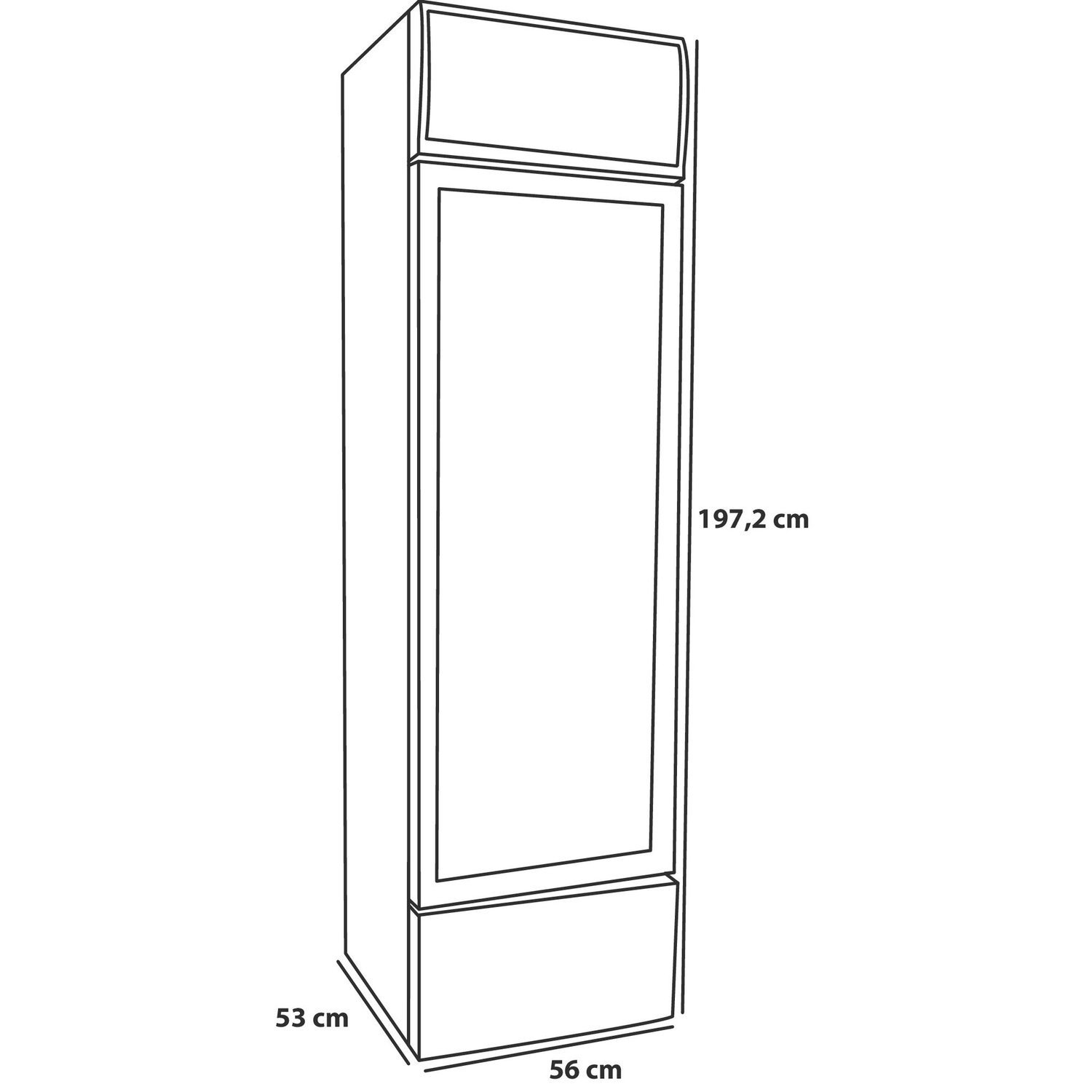 Visi-Cooler 1 puerta 290 litros negro 7