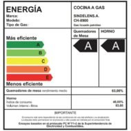 Cocina 5 Quemadores Sindelen Ch-8900In Gas Licuado - Imagen 6
